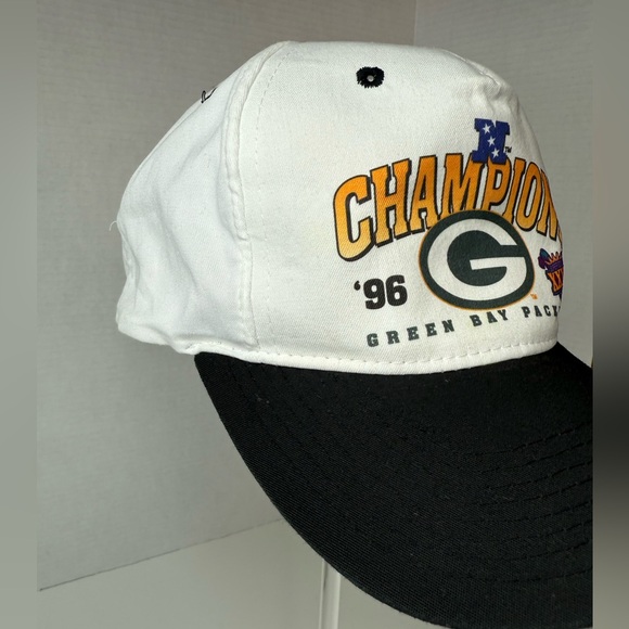 Green Bay Packers Super Bowl Champs XXXI 1996 NFL New Era Snapback Hat Vintage - Picture 8 of 16